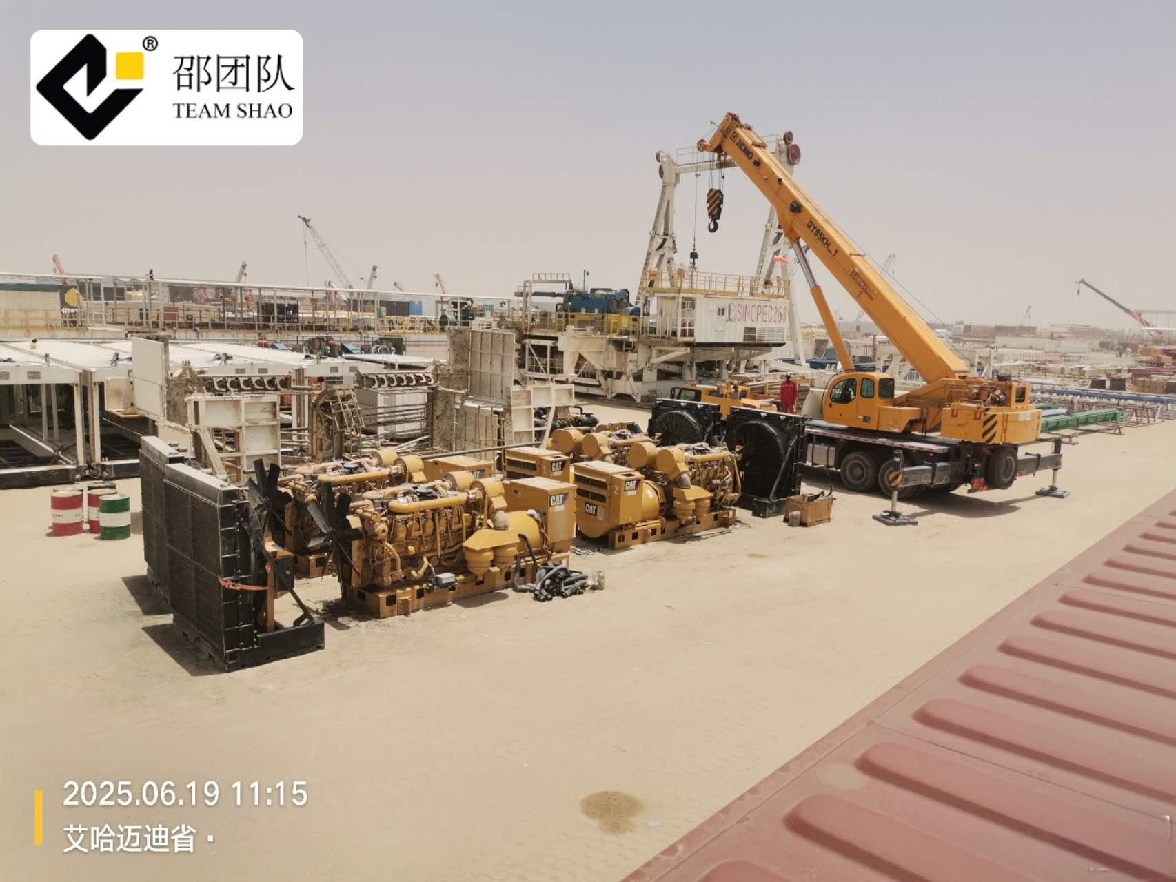 Chinese Craftsmanship Gleams for Caterpillar in the 70℃ Desert
